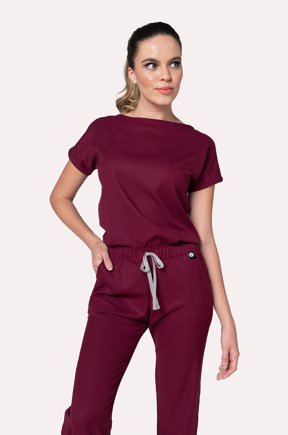 LIGERO BURGUNDY SCRUBS
