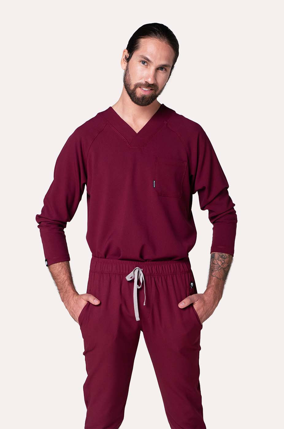 CLASSIC BURGUNDY SCRUBS