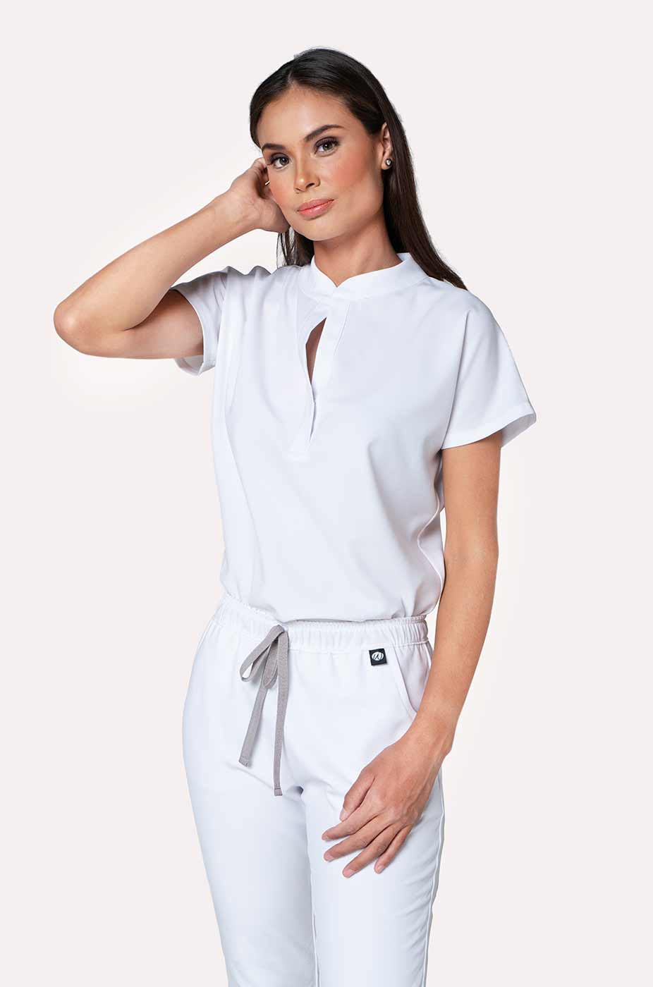 GLAM WHITE SCRUBS