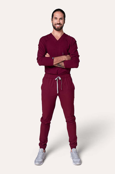 CLASSIC BURGUNDY SCRUBS