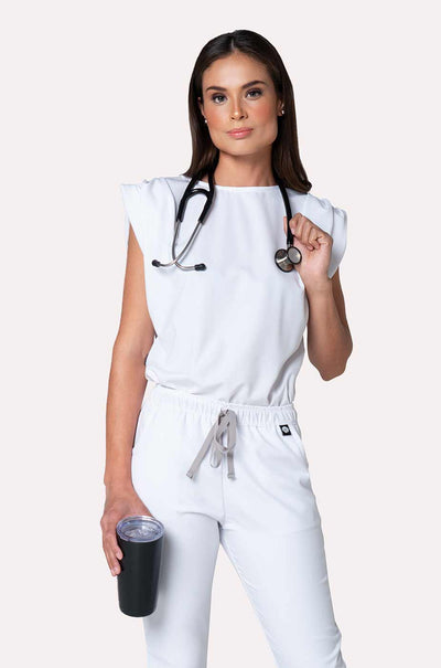 SUMMER WHITE SCRUBS