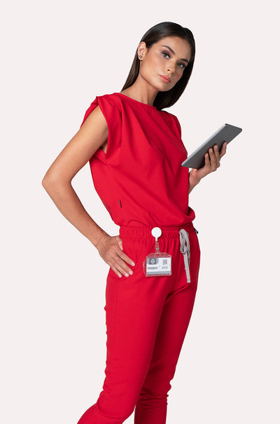 SUMMER RED SCRUBS