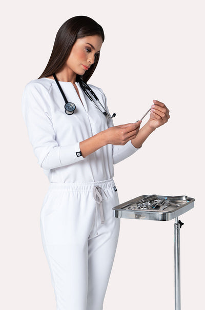 FALL WHITE SCRUBS