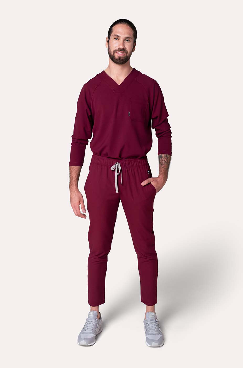 CLASSIC BURGUNDY SCRUBS