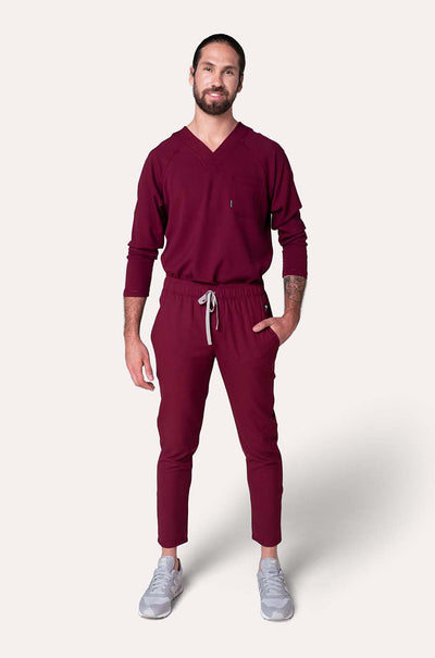 CLASSIC BURGUNDY SCRUBS